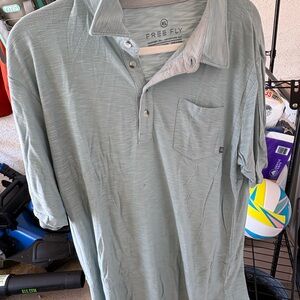 Men's Light Green Polo Shirt